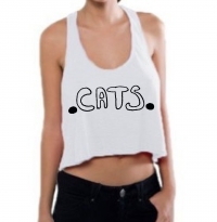 cats crop top