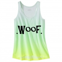 woof tank top green ombre