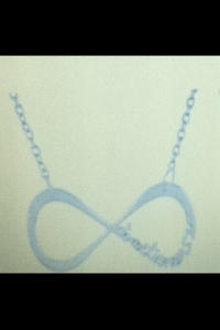 1D directioner infinity necklace
