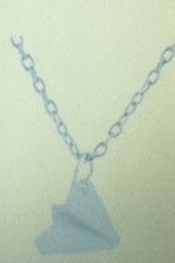 1D airplane necklace